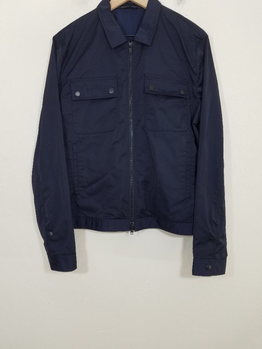 ATM Anthony Thomas Melillo Navy Zip Up Jacket Size L